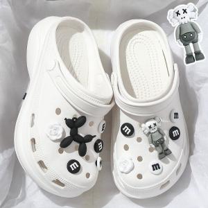 Yesteem Cusomized DIY EVA Beach Clogs with Cloud-feeling for Women Summer Outdoor Home Indoor Thick-soled Slippers