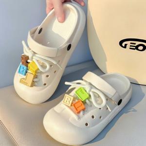 Yesteem EVA New Clogs for Cute Fashion Womens Summer Cloud-feeling Outdoor Height-increased Thick-Sole Non-slip Sandals