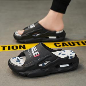 Yesteem Fashionable Summer Slippers For Men Women Large Size EVA High Elastic Thick-Sole Slipper Outdoor Casual Beach Sandals