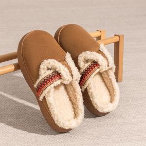 Yesteem New Autumn Winter Non-slip Cotton Slippers for Women Home Indoor Birkens Cotton Slippers Warm Slippers for Couples 
