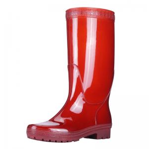 Yesteem Quick-drying High-top Mens Rain Boots Mens Waterproof Labor Protection Shoes Non-slip Rubber Shoes Long Rain Boots