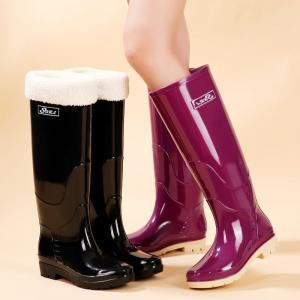 Yesteem Rain Boots Waterproof Fashion Garden Shoes Anti-slipping Rainboots For Women Comfortable Insole Light Rain Shoes