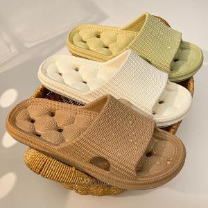 Yesteem Summer Non-slip Durable EVA Slippers for Men Non-smelly Indoor Bathroom INS Simple Comfortable Slippers for Women