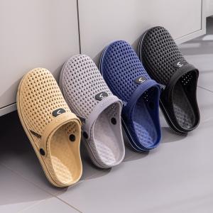 Yesteem Trendy Clogs Men's Sandals Non-slip Closed Toe Outdoor Summer Boys Thick-sole Sandals